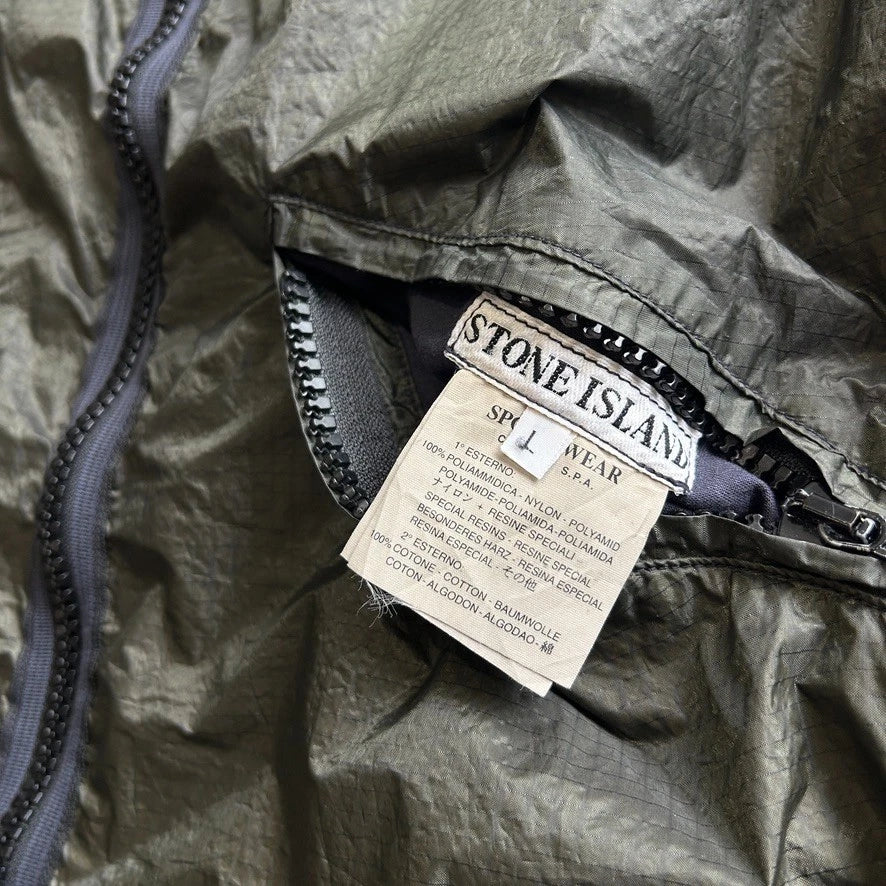 1996 STONE ISLAND | Reversible Ripstop Utility Vest Jacket sz L