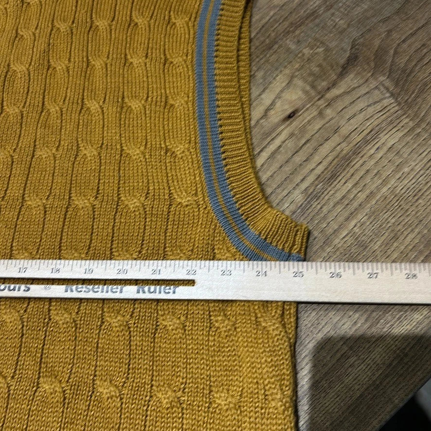 VINTAGE | Pelle Pelle Marc Buchanan Cable Knit Vest Sweater sz XL