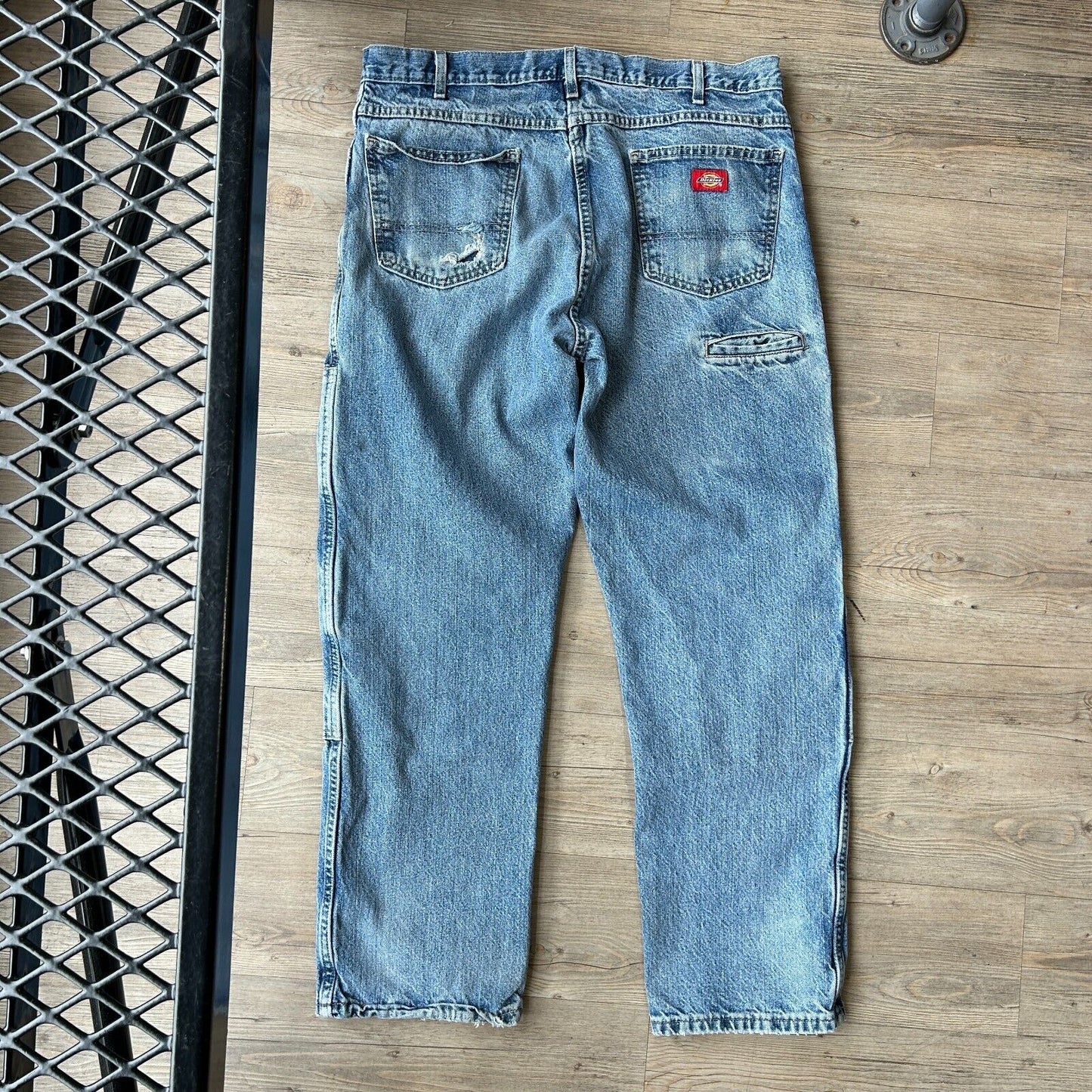 VINTAGE | Dickies Workwear Double Knee Denim Jeans Pants sz W36 L30