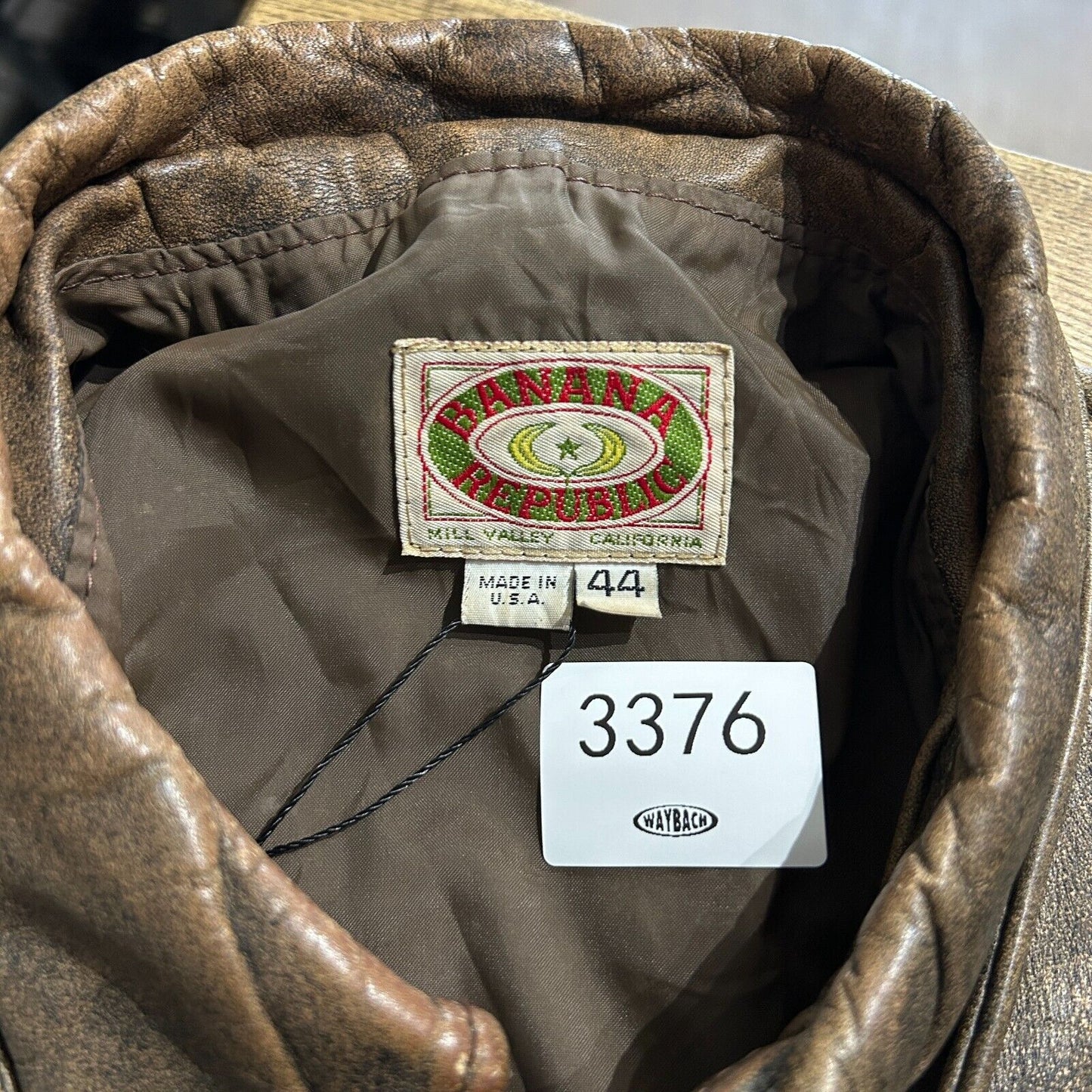 VINTAGE | Banana Republic A2 Flight Leather Bomber Jacket sz 44 M/L