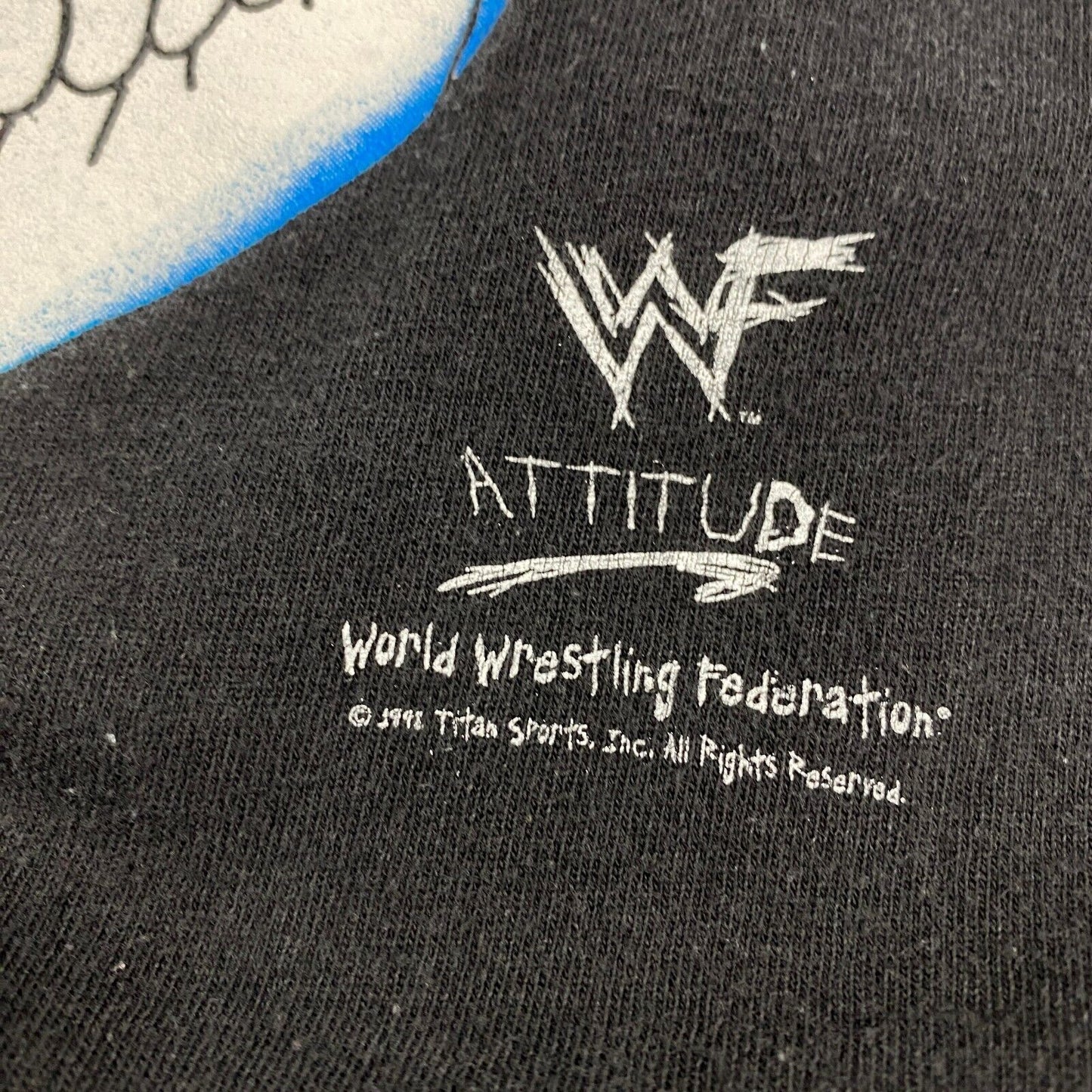 VINTAGE 90s WWF Attitude Stone Cold 3:16 Wrestling T-Shirt sz Small Men Adult