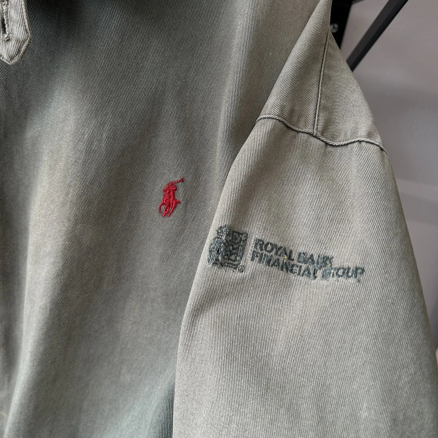 VINTAGE 90s | POLO By Ralph Lauren Sun Faded Thrashed Harrington Jacket sz L