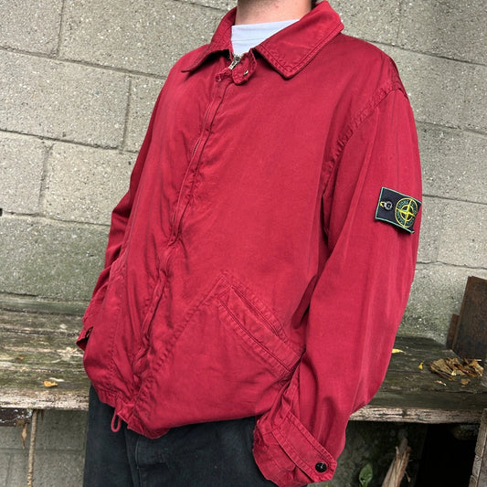 90s STONE ISLAND | Raso Gommato Light Jacket sz M