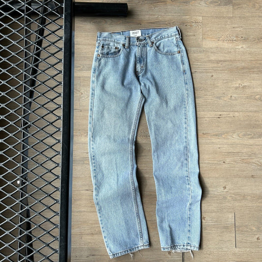 VINTAGE | LEVIS 505 Light Blue Wash Red Tab Jeans Pants sz W29 L32