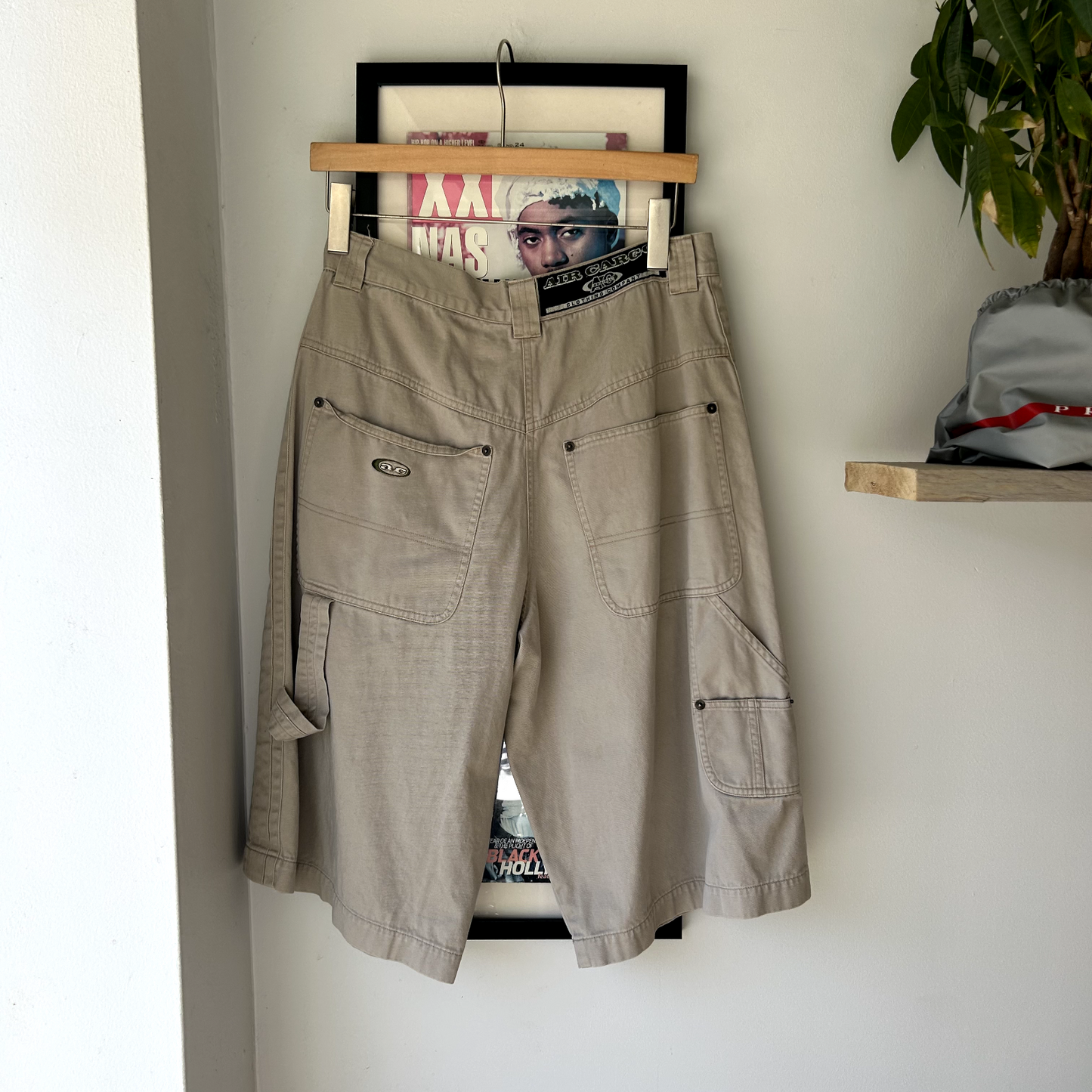 VINTAGE | 1990s Air Cargo Clothing Co Cargo Shorts sz W30 Beige