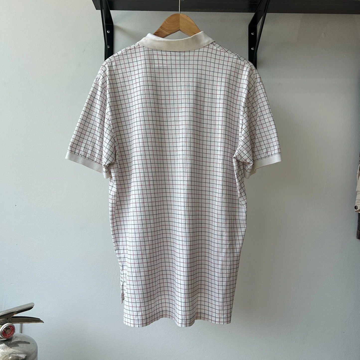 VINTAGE Y2k | Ralph Lauren Sm Pony Grid Pattern Polo Shirt sz L