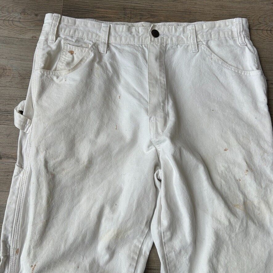 VINTAGE | Dickies White Painters Workwear Pants sz W32 L30