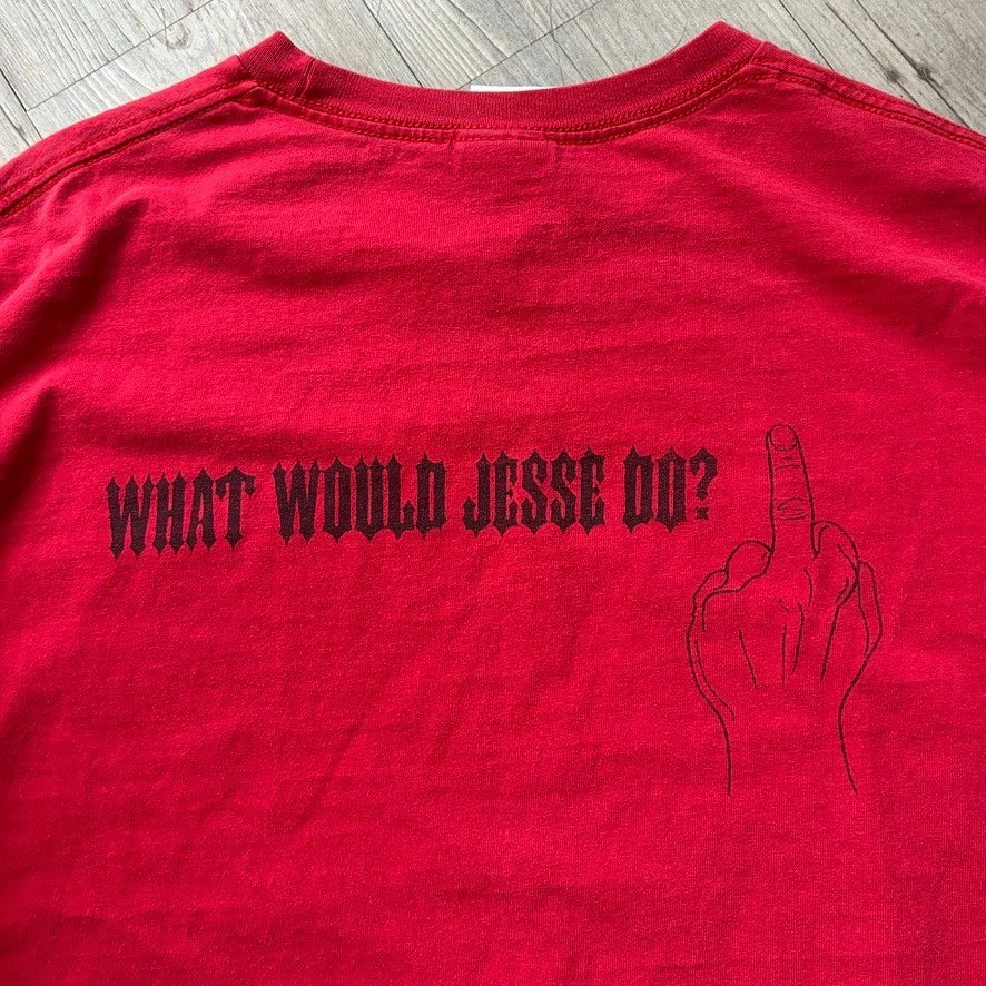 VINTAGE | West Coast Choppers What Would Jesse Do Faded Thrashed T-Shirt sz XL