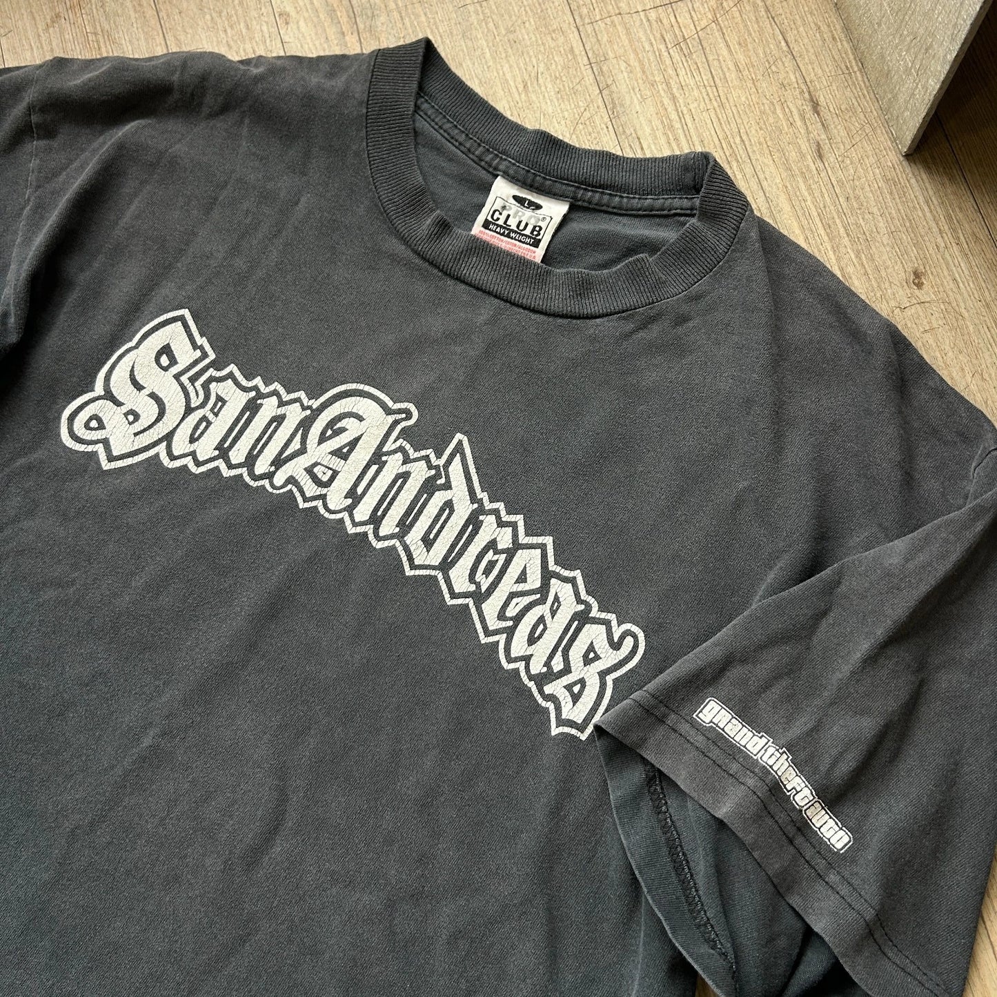 VINTAGE 04 | Grand Theft Auto San Andreas Rockstar Games T-Shirt sz L