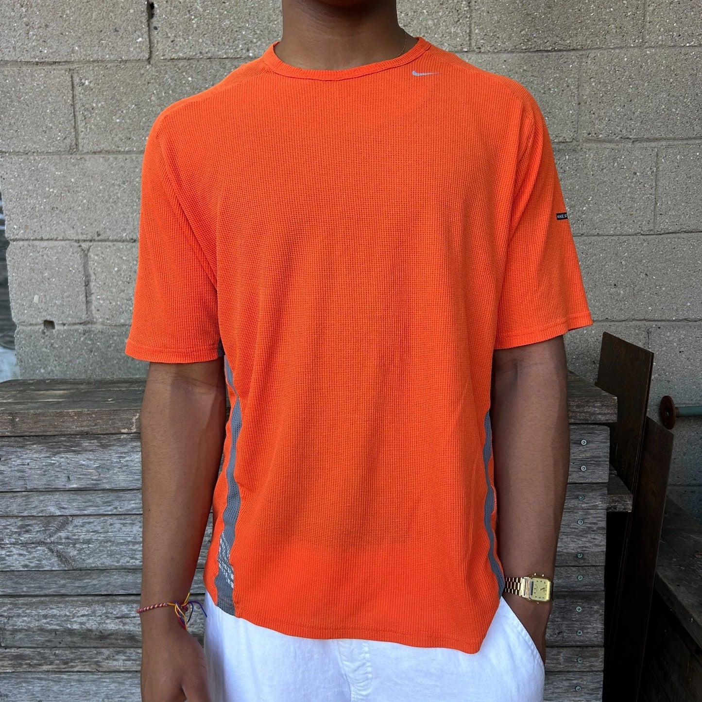 NIKE | Sphere Dry Striped Y2k Jersey T-Shirt sz L