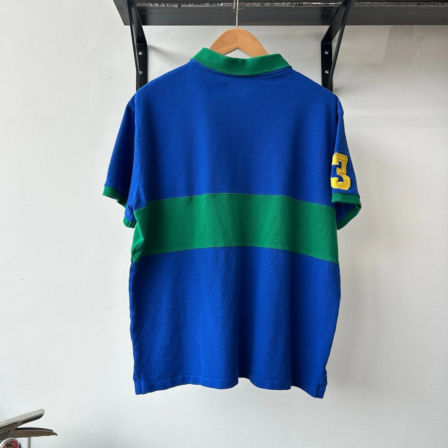 VINTAGE Y2k | Ralph Lauren Big Pony #3 Polo Shirt sz L/XL