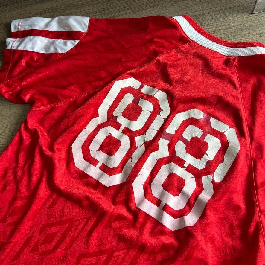 1990s | UMBRO Teamwear #88 Football Jersey T-Shirt sz M/L
