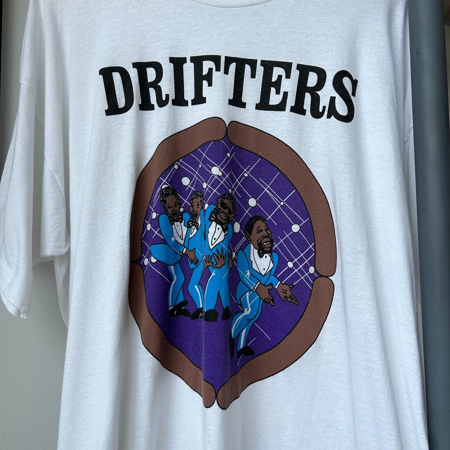 VINTAGE 90s | The Drifters Band T-Shirt sz XXL