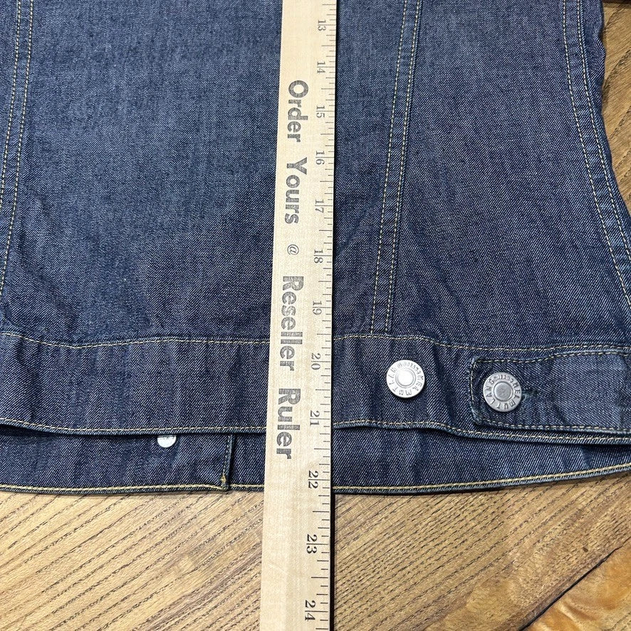 VINTAGE 90s | Helmut Lang Denim Trucker Jean Jacket sz 38 S
